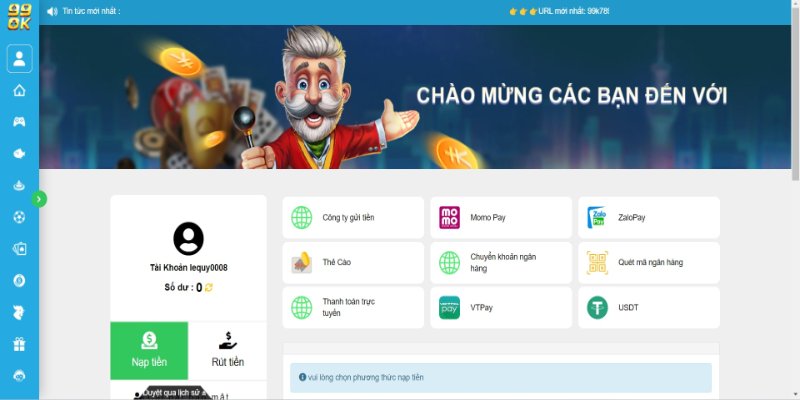 Đầy đủ các phương thức thanh toán cho người dùng lựa chọn